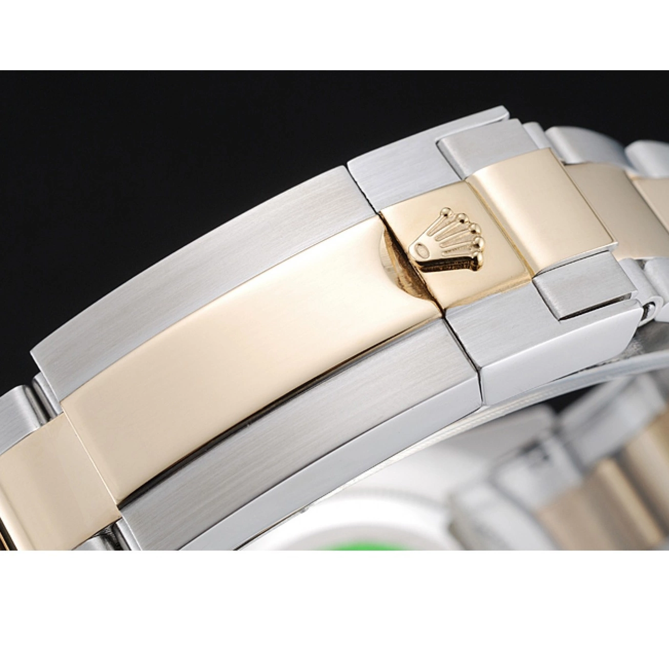 Aaa replica Bracelet Steel 1454246 Cosmograph Two Stainless Dial Blue Tone Daytona Rolex 0817